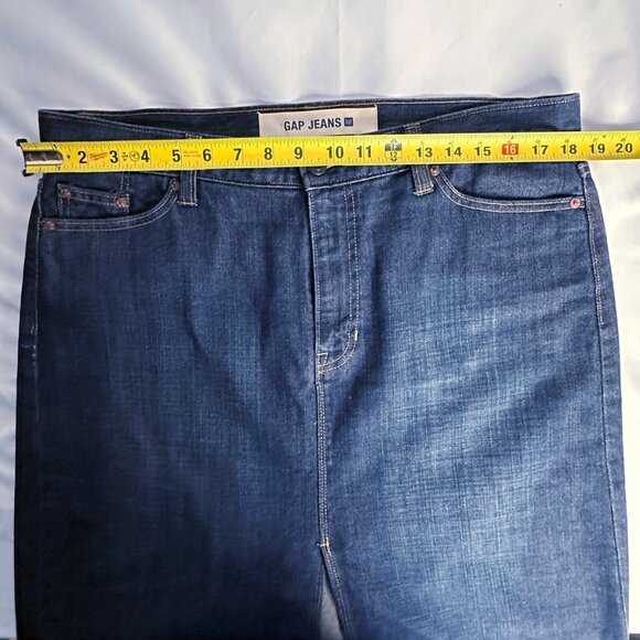 GAP Dark Denim Skirt – Knee length A-line (est. size 12) - Picture 4 of 5